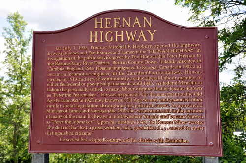 sign about Heenam Highway